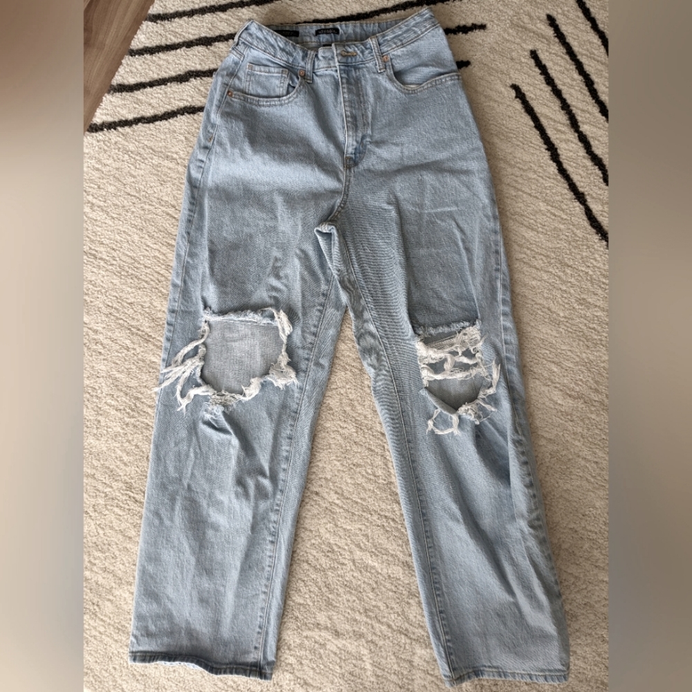 Wild Fable destroyed high rise jeans